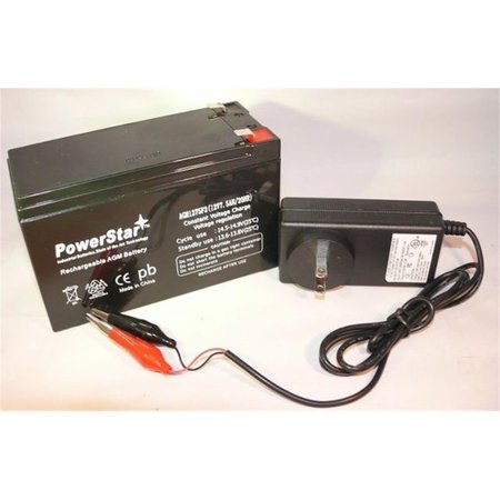 POWERSTAR Lowrance Elite 4Dsi Fish Finder 12V Battery And Charger Combo PO46588